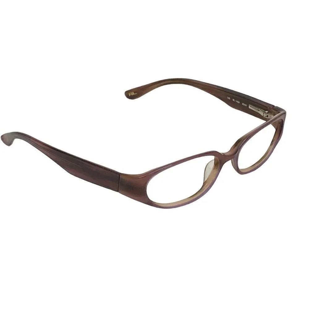 Ralph Lauren Eyeglass Frames 125 1438 Plum Eyeglasses Made in Italy Eyewear